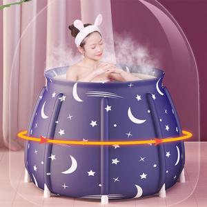 무배-항아리튜브욕조 접이식 욕조 1인용 반신욕 스파/이