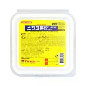 퍼슨 스킨코튼 플러스 알파 벌크 400매 알콜스왑(순면100%)