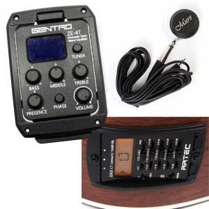 뮤레 고성능진동형픽업 통기타장착 픽업 EQ 개조없이EQ장착 앰프연결 통기타 클래식기타