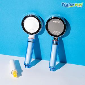 워터웰 빅헤드 욕실 샤워 수전 필터 샤워기 해바라기 헤드 호스 정수 수전 녹물 녹 제거 비타민