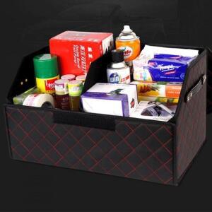 차량용 트렁크정리함 렉스턴스포츠칸 티볼리 가죽