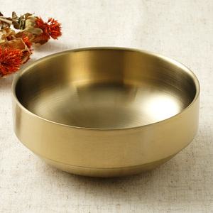 티타늄 이중 스텐 굽 대접 국그릇