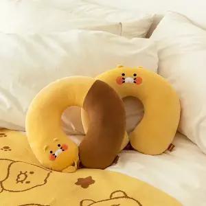 카카오프렌즈 춘식이 목쿠션 차량용 여행용 목베개