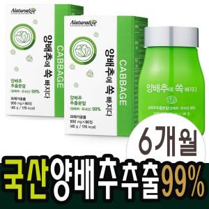 양배추정 양배추환 캡슐 90정x2박스 약6개월분 식이섬유