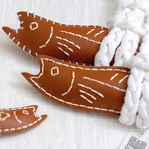 액막이 북어 만들기 세트 DIY 키트 인형소품 패키지 개업 명주실 가죽 명태 인형