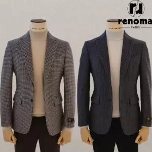 [롯데백화점]레노마 [익일출고+양말]FW 25년신상 베이지 네이비 스판 캐주얼 자켓 RRDIBJ940AJD