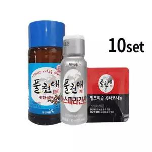 (신포장)풀린애 헛개골드+아스파라긴산+밀크씨슬 옥타코사놀 10SET (1박스) 숙취건강음료