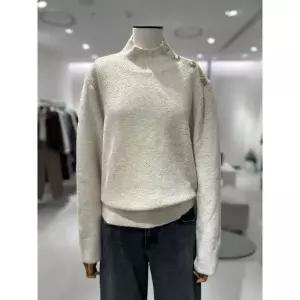 [아이잗컬렉션](타임스퀘어점패션관)버튼 장식 풀오버 니트 (CPAE1PO041)