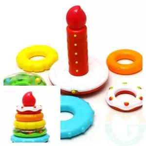 굿마켓 케이크링쌓기놀이 아이들블럭 끼우는블록