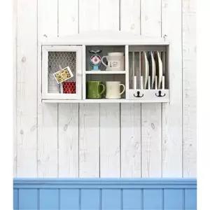 [텐바이텐]내츄럴 화이트 접시장