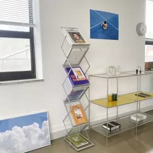 [텐바이텐]폴딩 메탈 매거진랙 접이식 잡지 꽂이