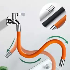 수도 꼭지 신형 연장 호스 30cm 오렌지 화이트 블랙/주방수도꼭지/싱크대수도꼭지/파이프연결/주방싱크대수