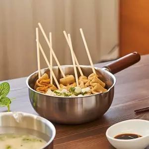 [제이비홈]Woody 우디 IH 스텐 멀티 팟 편수 20cm