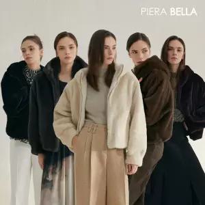 [론칭가 69900원] 피에라벨라 FAUX 밍크 후드 자켓