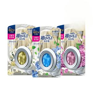 페브리즈 비치형 실내용 탈취제 6.3ml 본품 코튼블루 라일락 화이트티 각 1개 총3개 프