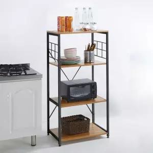 아트박스/가구느낌 전자레인지 수납장 4단 밥솥 다이 렌지 선반