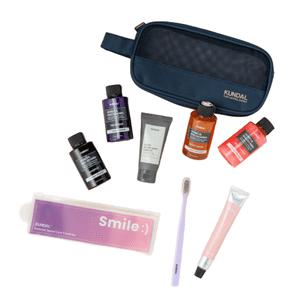 쿤달 여행용세트  + 프리미엄 덴탈 케어 휴대용 치약 칫솔 세트 구취제거