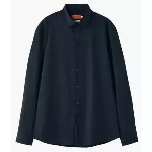 [하프클럽/에스티코]쭉 트윌 솔리드 셔츠 (슬림핏) (네이비) SDSVA31SSN