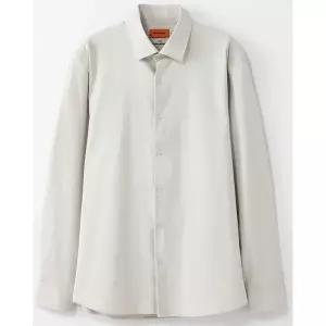 [하프클럽/에스티코]Motion-Free 트윌 셔츠_베이지 (슬림핏) SDSVA32SSD