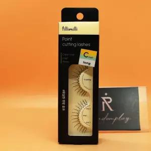 1++1 필리밀리 포인트 컷팅 속눈썹 01 슈퍼롱 C컬 11mm + 01 슈퍼롱 C컬 11mm 도매가능 수출