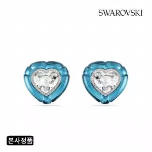 [/본사정품] Dulcis 블루 로듐 클립 귀걸이 5714385