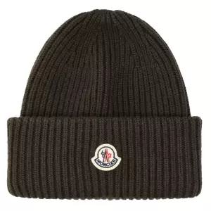 몽클레어 로고 패치 울 캐시미어 비니 3B00066 M1127 818