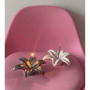 백합 오브제 소품 플레이팅 도자기 데코 장식품 홈데코