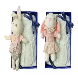 [NS홈쇼핑](압소바유아내의세트)케터플러7부내의+토끼인형딸랑이세트(A2B-103D1SET)..[34966273]