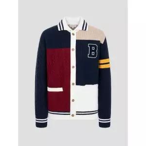 [빈폴] 아란 케이블 믹스 카디건  네이비 (BC495AC52R)