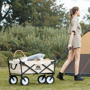 [프리폼]브레이크 웨건 캠핑 차박 휴대용 접이식 손수레 카트