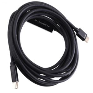 DP를 HDMI로변경 5M 4K 트리플모니터 확장용 케이블