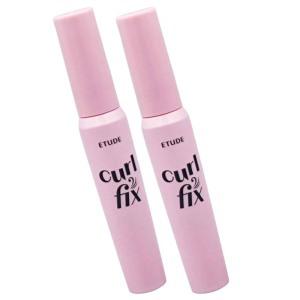 NEW 에뛰드 컬 픽스 마스카라 8g x2개 블랙