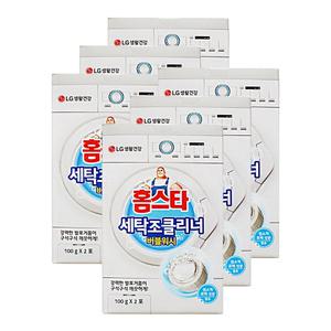 엘지 홈스타 세탁조 클리너 버블워시 100g 2입 6개