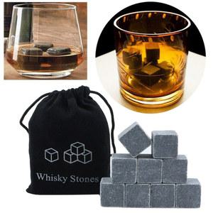냉풍기 천연 화강암 위스키 얼음 조각을 빨고 스톤 와인 바위 쿨러 결혼 선물 호의 크리스마스 액세서리