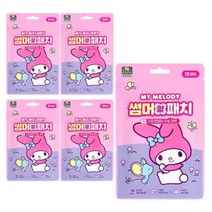 마이멜로디 썸머향패치 시트로넬라 스티커 5개 날벌레 기피제