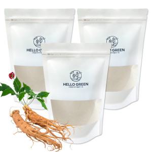 헬로우그린 6년근 국산 인삼 가루 300gx3(팩) 