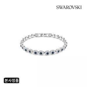 [롯데백화점]스와로브스키 [본사정품] Una Angelic Tennis 블루 로듐 팔찌 5733401