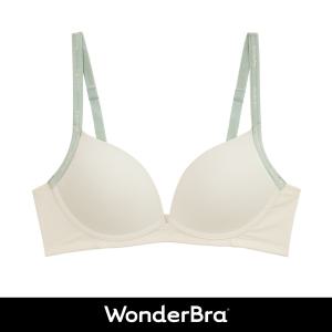 [Wonderbra]원더브라  투톤 노와이어 브라 크림 WBWBR5N34T