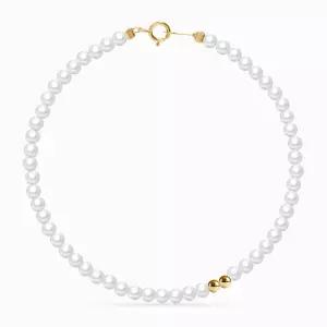 14K 퓨어 더블볼 진주 팔찌