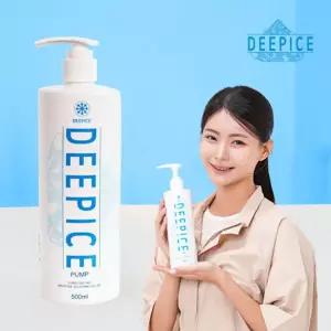 딥아이스 스포츠겔 500ml 대용량 로션타입 펌프용 바르는 파스타입 근육 크림 쿨링겔 스포츠마사지
