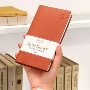 2026년 핸디형 얇은다이어리 먼슬리 업무용 일정관리 일기장