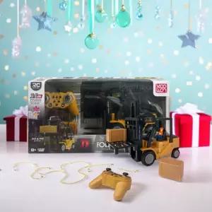 타이탄 RC 지게차 무선조종 중장비 자동차 무선조정 원격 미니카 피규어 건설 공사장놀이