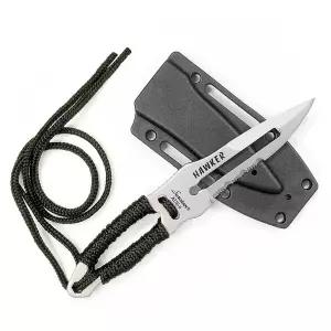 하우커 Hawker 캠핑나이프 톱니형 로프절단 고정식 나이프 다이버칼 캠핑칼 파라코드 포함