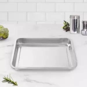 홈앤 사각 스텐 트레이 36x27x3.5cm) 철쟁반 철제트레이 스텐쟁반 철쟁반 스텐접시