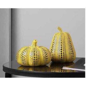 팝아트 호박 오브제 펌킨오브제 Kusama 옐로우 야요이 도트 야요이 예술