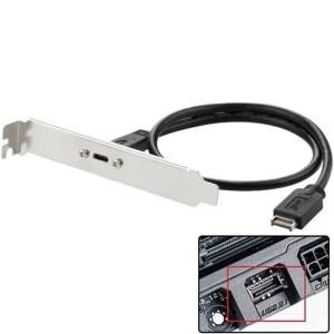 [로로구대]USB 3.1 전면 패널 헤더 -E--C 어댑터 ASUS 데스크탑용 패널 장착 나사가  0.5m 메인보드 연장