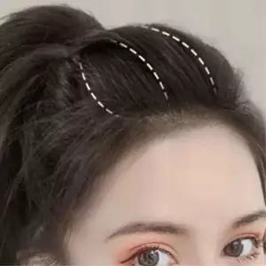 [하프클럽/끌레아]정수리가발 정수리볼륨 여자가발 헤어피스 숱커버 볼륨머리 앞머리피스