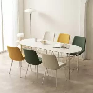 나무뜰 디센트 타원형 세라믹 2000 식탁세트 CMN157C (착불)