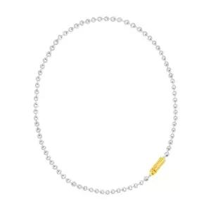 [atsens]실버 볼체인 목걸이