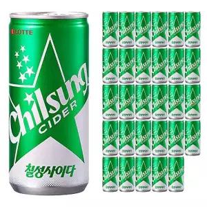 롯데 칠성사이다 210ml x 30캔